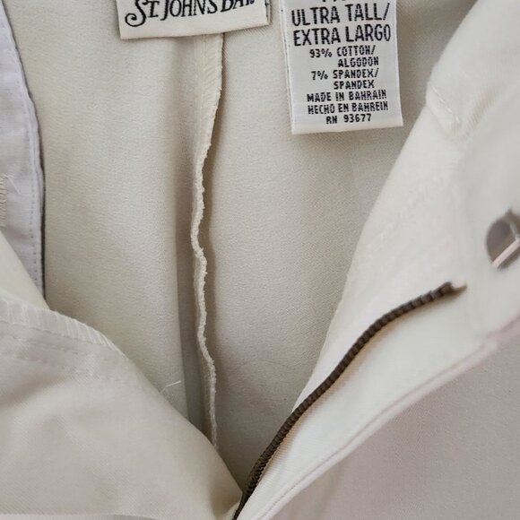 14 Ultra tall pants tan, front zipper - Picture 6 of 7